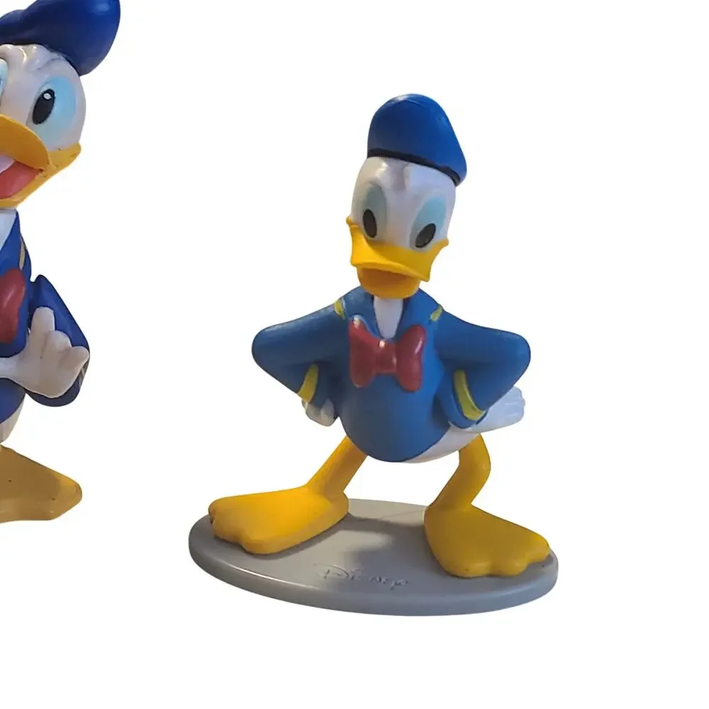 DONALD DUCK DISNEY 2.5” ACTION FIGURE PLASTIC TOY (PRE-OWNED) lot of 3